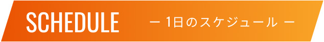 1日のスケジュール 1日のスケジュール
